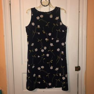 NY & Co Navy Sleeveless Dress